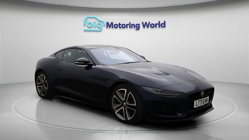 Used Jaguar F-Type R-Dynamic 300 HP (220 kW) 2021 Blue Coupe