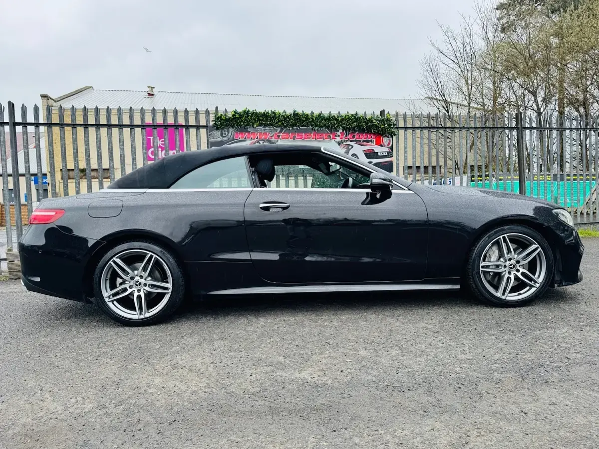 Used Mercedes E300 AMG Line Premium 245 HP (180 kW) 2019 Black Cabriolet