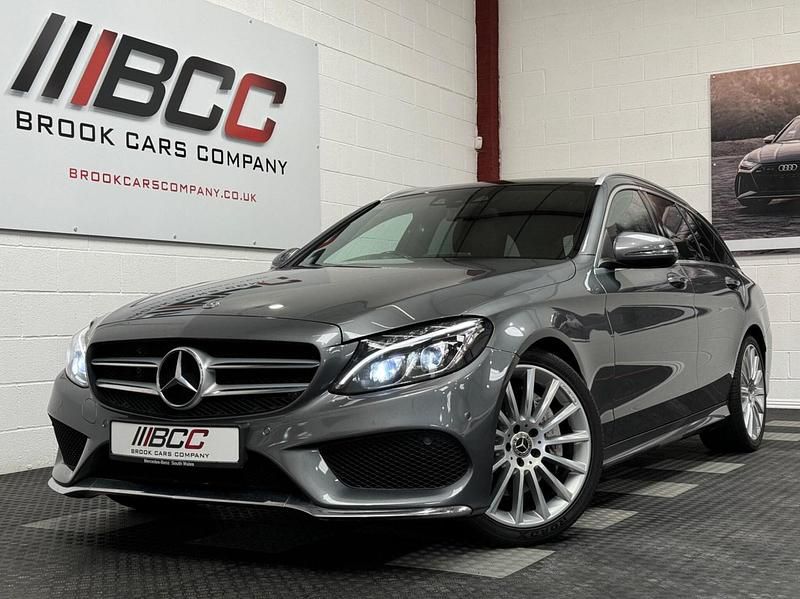 Grey Used 2017 Mercedes C220 AMG Line Premium Estate | £15,995 (Expensive) - Image 1/4