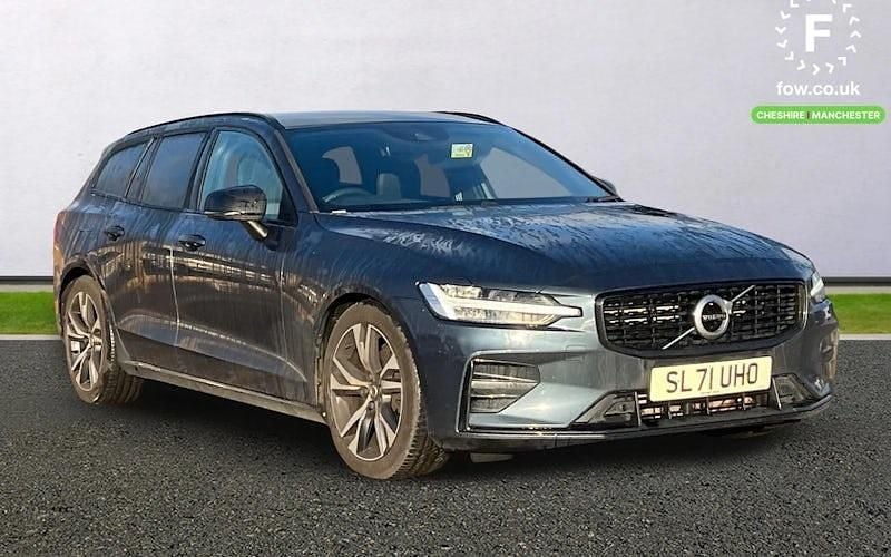 Blue Used 2021 Volvo V60 R-Design Estate | £21,299 (Fair price) - Image 1/4