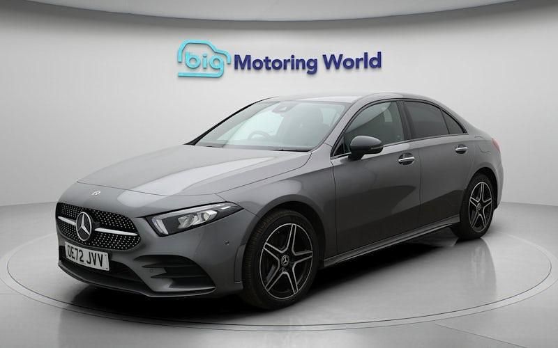 Used Mercedes A250 AMG line 218 HP (160 kW) 2022 Grey Sedan