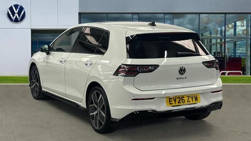 New VW Golf VIII Black Edition 150 HP (110 kW) 2026 Pure white Hatchback