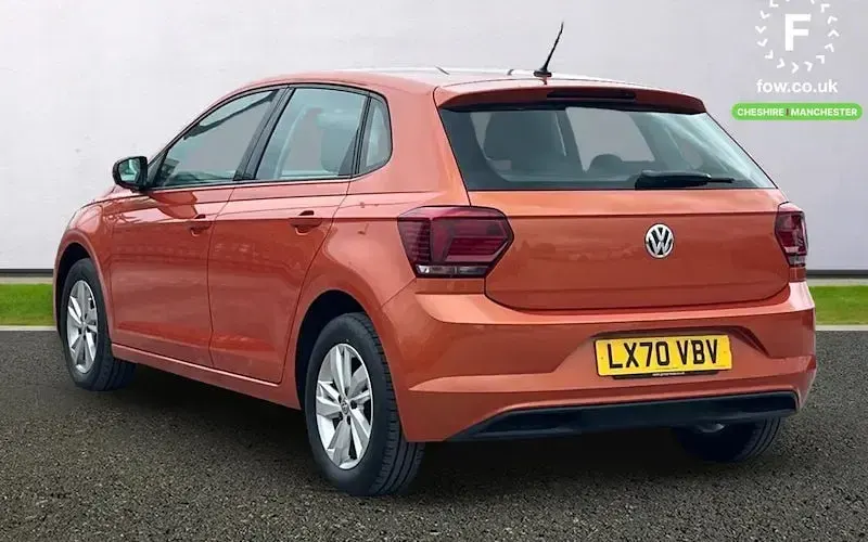 Used VW Polo SE 80 HP (58 kW) 2020 Orange Hatchback