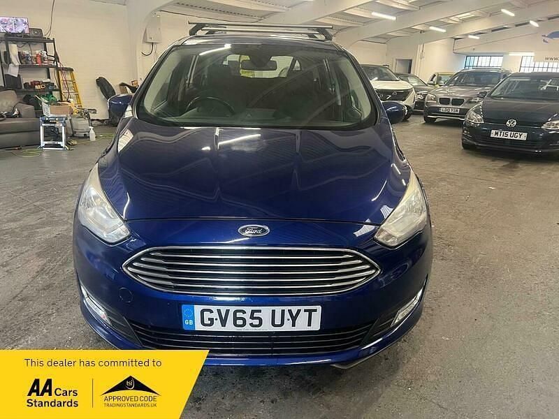 Used Ford Grand C-Max Titanium 120 HP (88 kW) 2016 Blue MPV