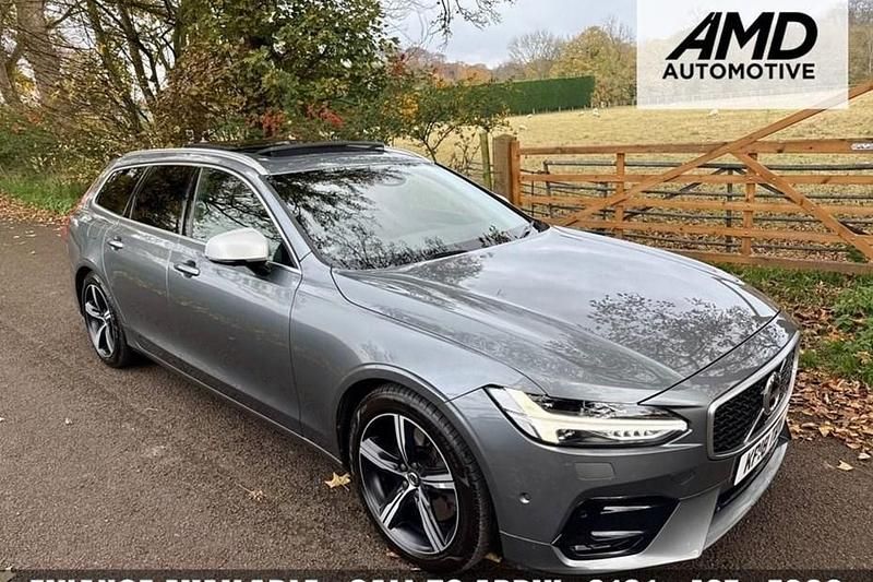 Grey Used 2018 Volvo V90 R-Design Pro Estate | £16,770 (Fair price) - Image 1/1