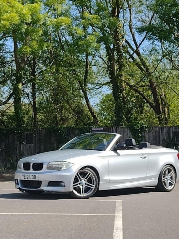 Silver Used 2012 BMW 120 Cabriolet Sport Line Cabriolet | £3,995 (Fair price) - Image 1/4