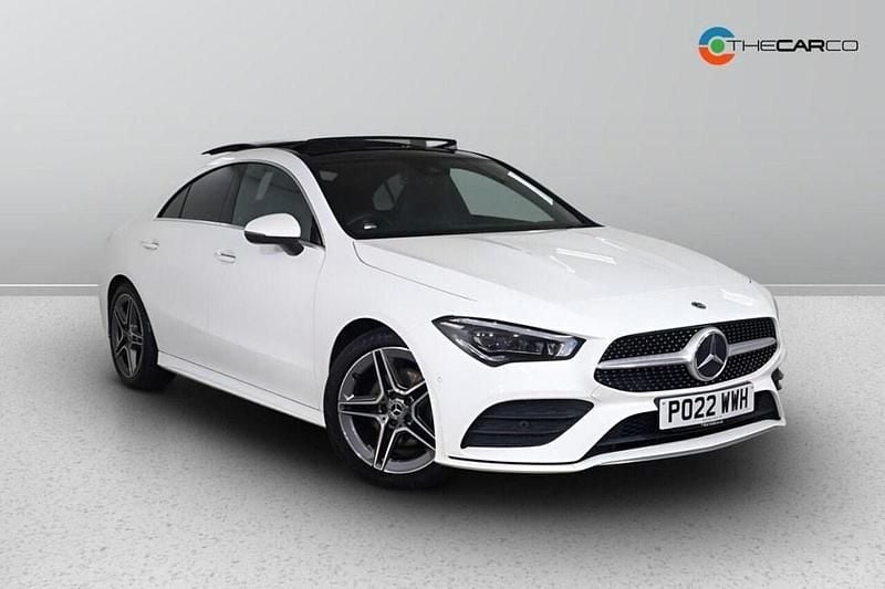 Used Mercedes CLA180 AMG line 2022 White Sedan