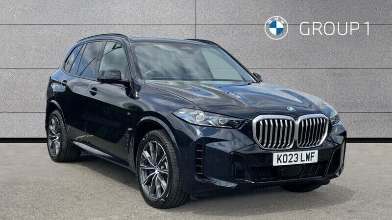 Black Used 2023 BMW X5 M Sport SUV | £62,993 (Good price) - Image 1/4