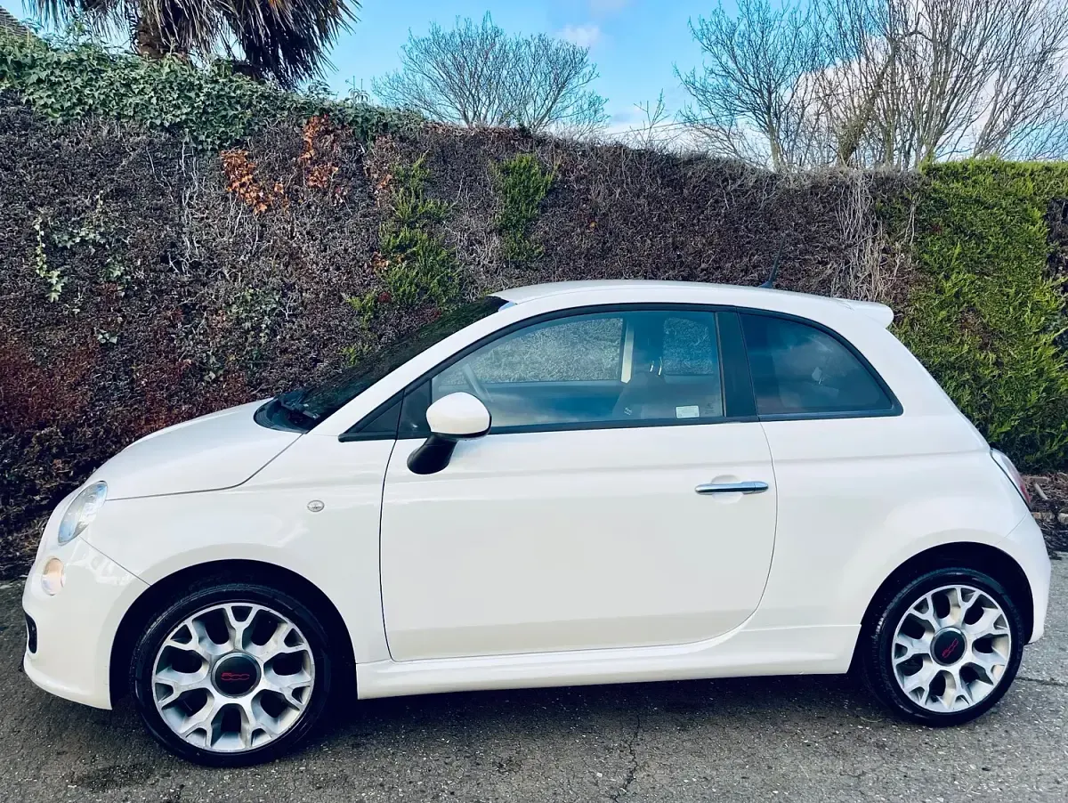 Used Fiat 500 S 69 HP (50 kW) 2014 White Hatchback
