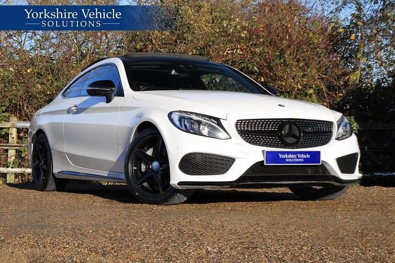 White Used 2016 Mercedes C220 AMG Line Premium Plus Coupe | £15,489 (Expensive) - Image 1/1