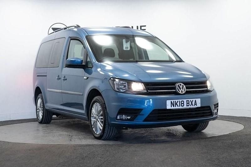 Blue Used 2018 VW Caddy Maxi Life Life MPV | £10,995 (Good price) - Image 1/1