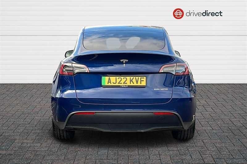 Used Tesla Model Y Long Range AWD 378 kW (514 HP) 2022 Blue SUV