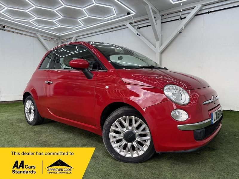 Used Fiat 500 Lounge 69 HP (50 kW) 2015 Red Hatchback