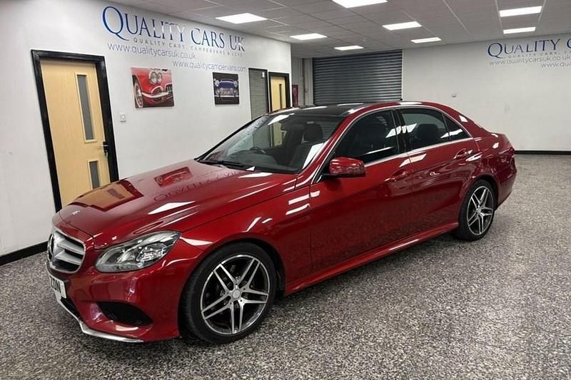 Red Used 2014 Mercedes E300 AMG Sedan | £7,999 (Fair price) - Image 1/1