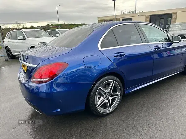 Used Mercedes C220 AMG line 2021 Blue Sedan
