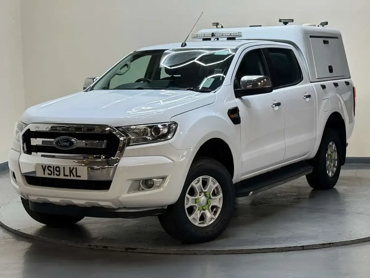 Begagnad Ford Ranger XLT 2019 Vit Pickup