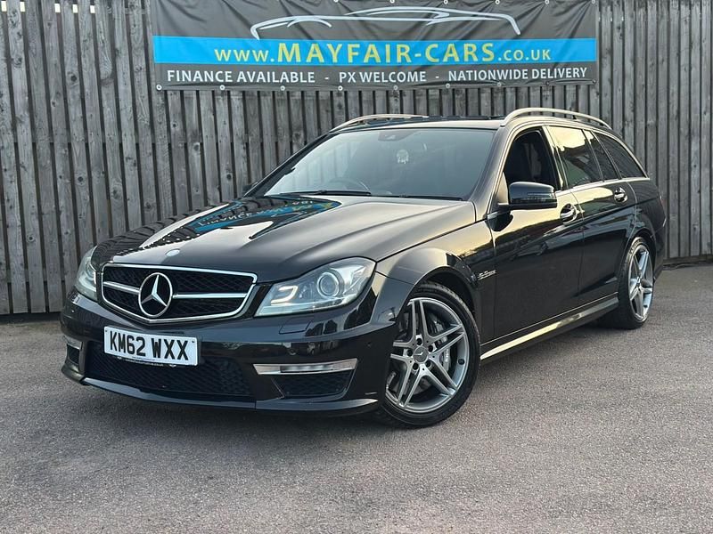Black Used 2012 Mercedes C63 AMG Estate | £18,250 (Super price) - Image 1/4