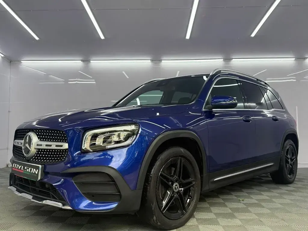 Used Mercedes GLB200 AMG line 163 HP (119 kW) 2021 Blue SUV