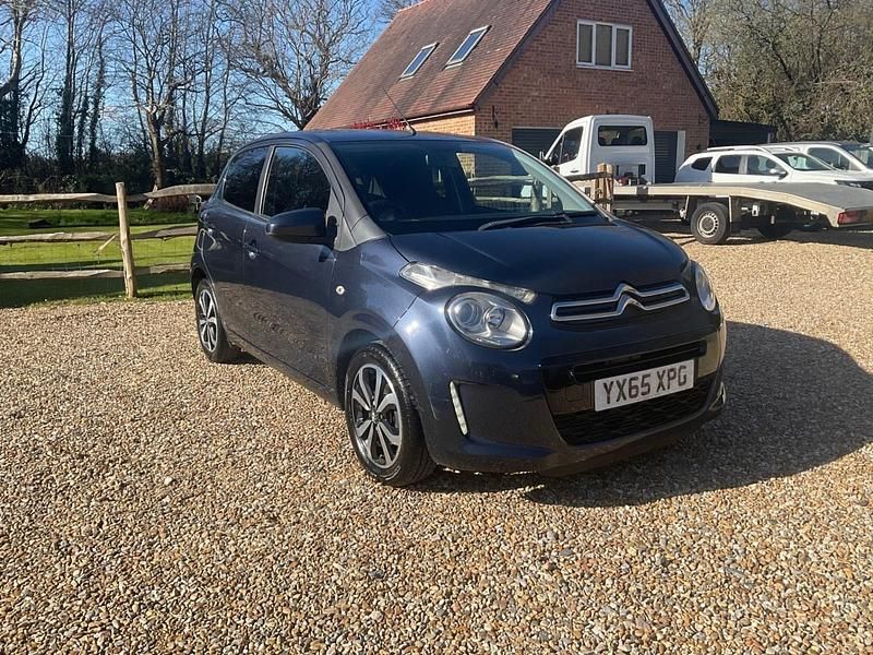 Usado Citroën C1 Flair 82 CV (60 kW) 2015 Azul Utilitario
