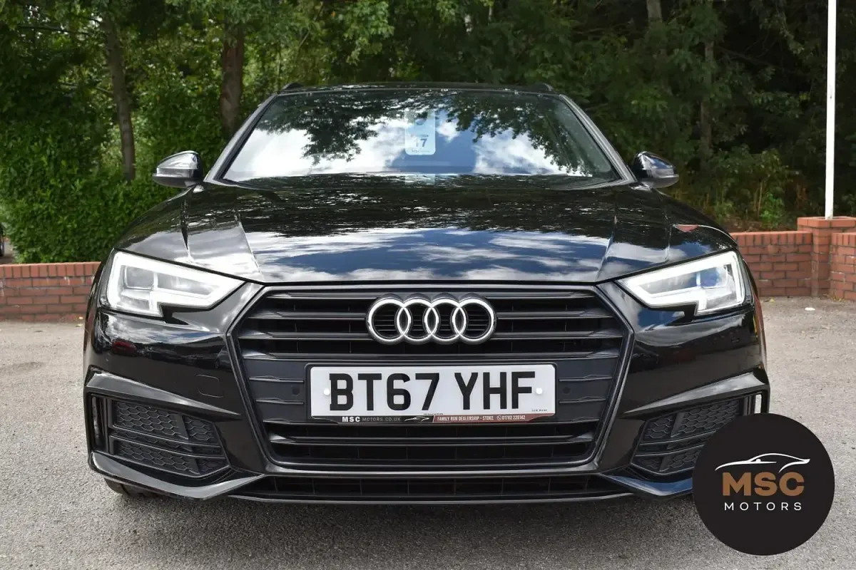 Used Audi A4 Black Edition 150 HP (110 kW) 2017 Black Estate