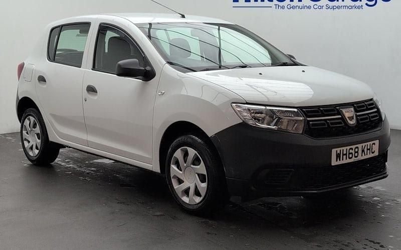 White Used 2019 Dacia Sandero Acces Hatchback | £4,400 (Good price) - Image 1/4