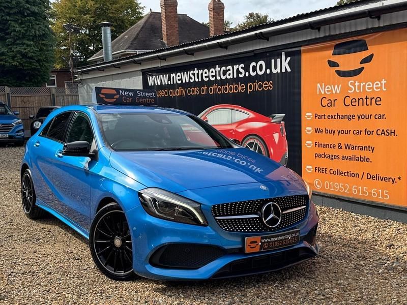 Blue Used 2016 Mercedes A200 AMG Line Premium Hatchback | £10,984 (Fair price) - Image 1/3