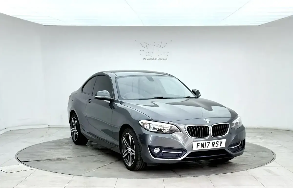 Used BMW 218 Sport Line 2017 Grey Coupe
