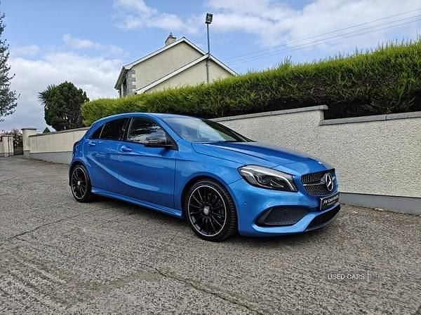 Blue Used 2016 Mercedes A220 AMG Line Premium Hatchback | £12,450 (Fair price) - Image 1/4