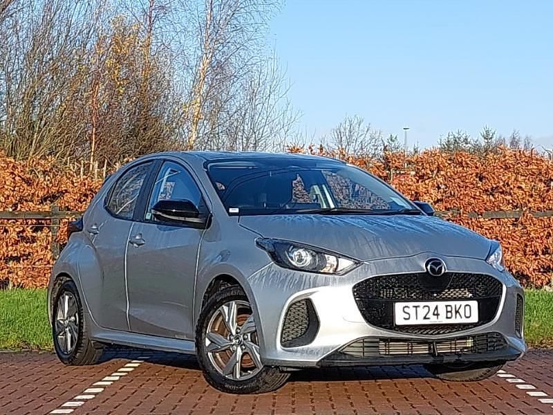 Silver Used 2024 Mazda 2 Exclusive-Line Hatchback | £16,498 (Fair price) - Image 1/4