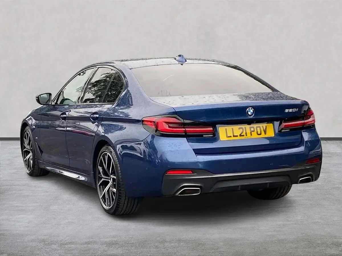 Used BMW 520 M Sport 2021 Blue Sedan