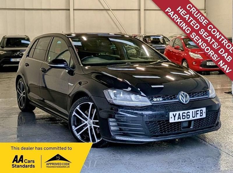 Used VW Golf VII GTD 2017 Black Hatchback