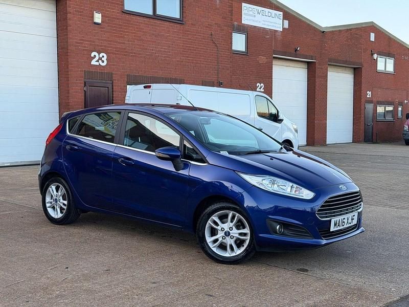 Used Ford Fiesta Zetec 2016 Blue Hatchback