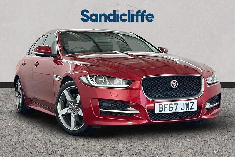 Red Used 2017 Jaguar XE R-Sport Sedan | £12,545 (Fair price) - Image 1/4