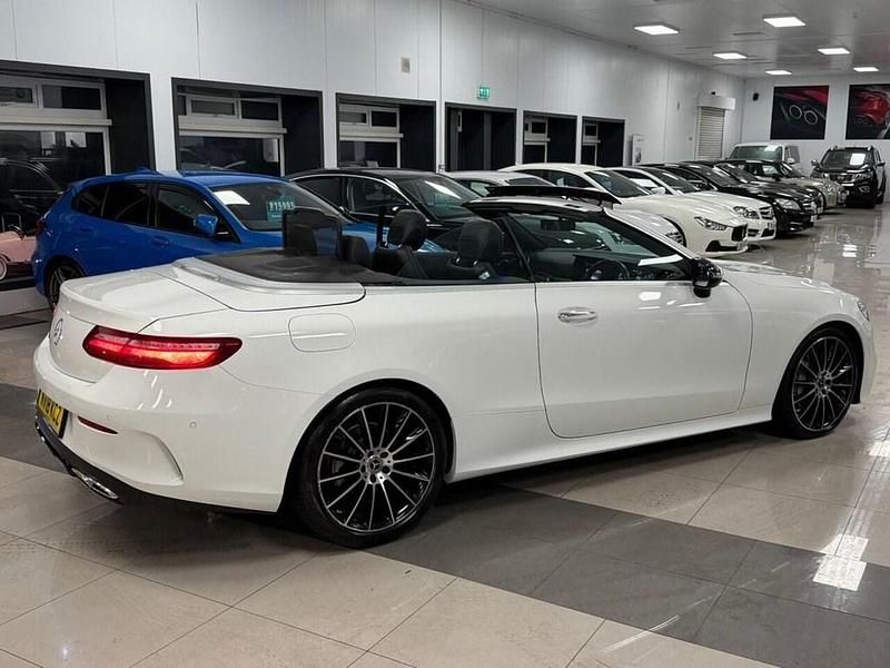 Used Mercedes E220 AMG line 194 HP (142 kW) 2018 White Cabriolet