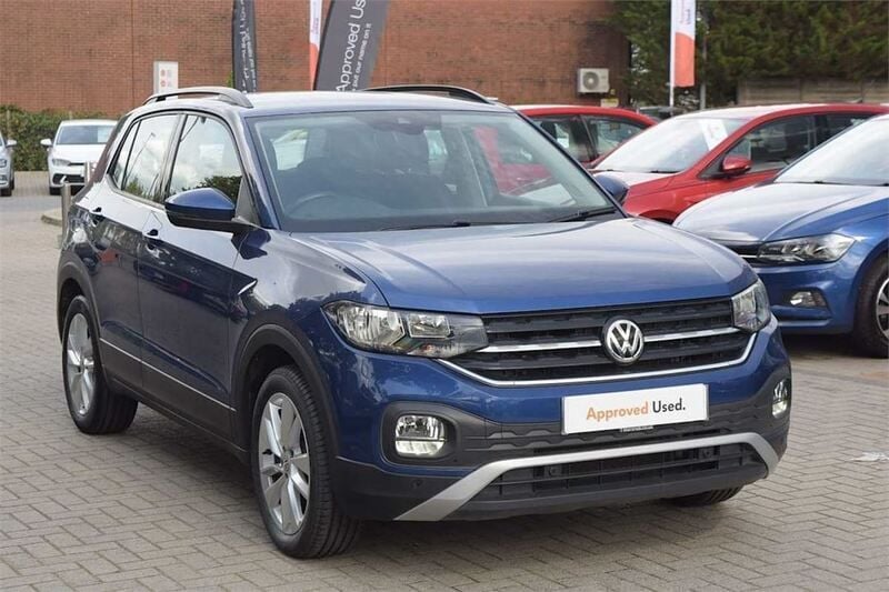 Blue Used 2020 VW T-Cross SE SUV | £12,615 (Fair price) - Image 1/4