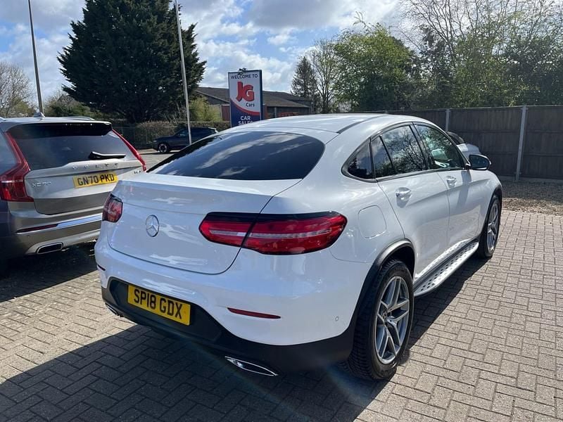 Used Mercedes GLC250 AMG Line Premium 2018 White Coupe