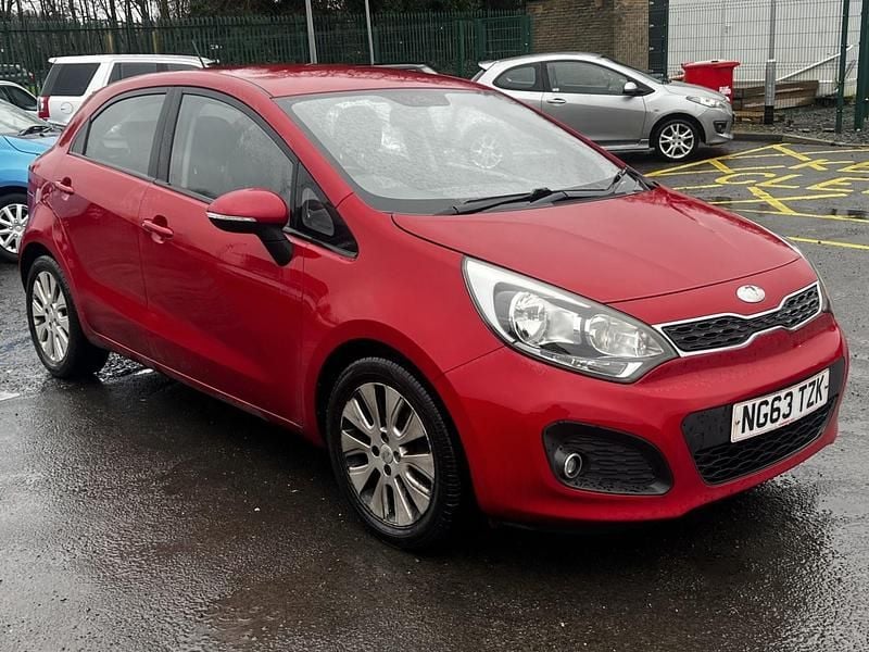 Used Kia Rio 2014 Red Hatchback