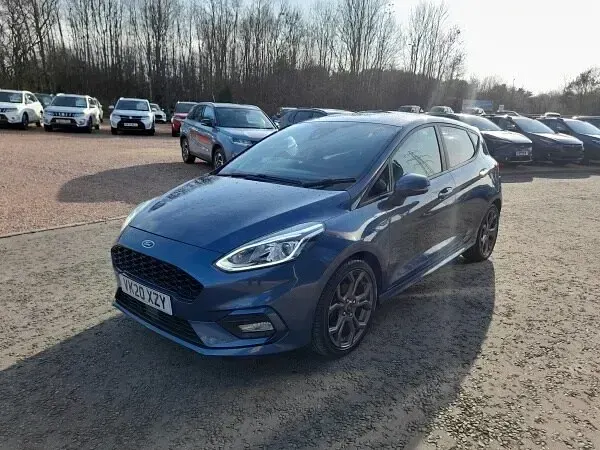 Używany Ford Fiesta ST-Line 125 KM (91 kW) 2020 Niebieski Hatchback