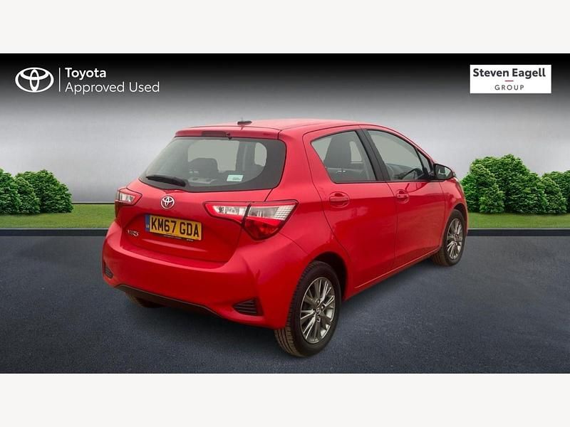 Used Toyota Yaris 2017 Red Hatchback