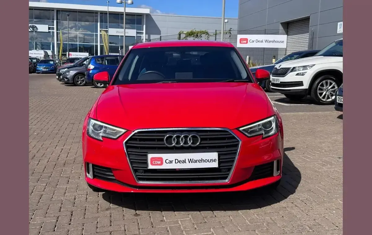 Used Audi A3 Sport 150 HP (110 kW) 2018 Red Sedan