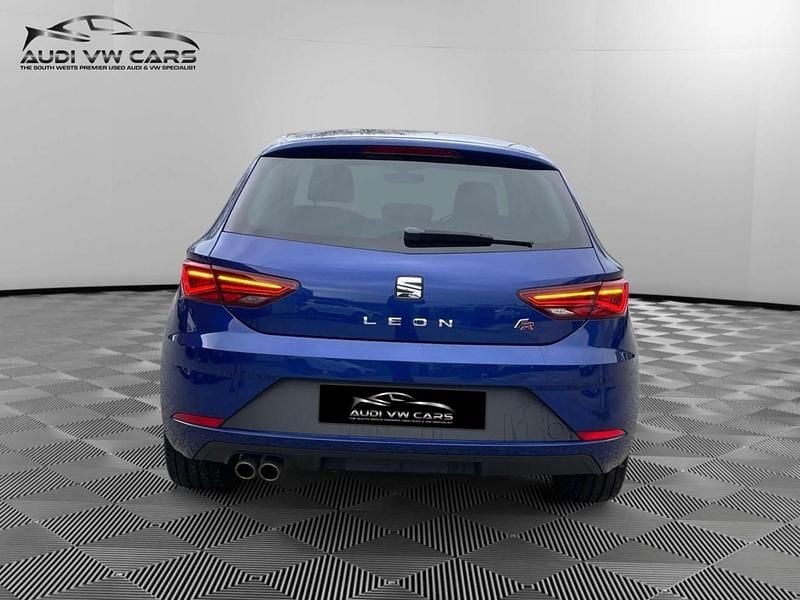 Used Seat Leon Black Edition 150 HP (110 kW) 2020 Blue Hatchback
