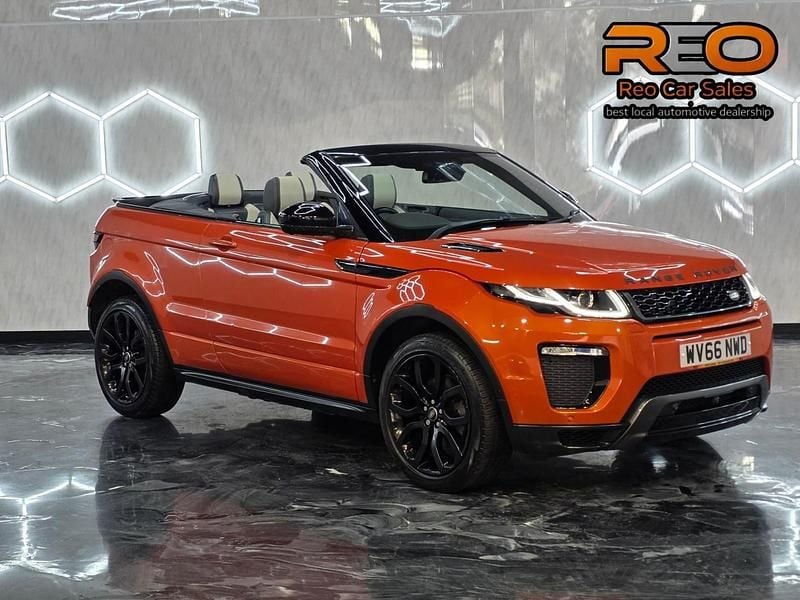 Used Land Rover Range Rover evoque HSE Dynamic 180 HP (132 kW) 2016 Orange Cabriolet