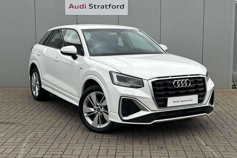 Ibis white Used 2023 Audi Q2 S-Line SUV | £20,985 (A bit pricey) - Image 1/4