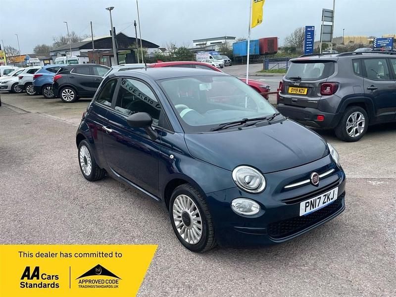 Used Fiat 500 Pop 69 HP (50 kW) 2017 Blue Hatchback