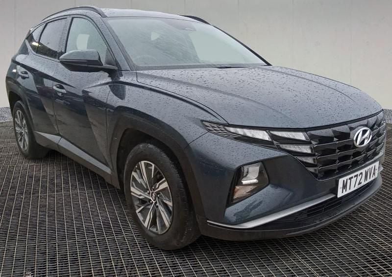 Metallic blue Used 2023 Hyundai Tucson Ultimate SUV | £22,490 (Good price) - Image 1/4