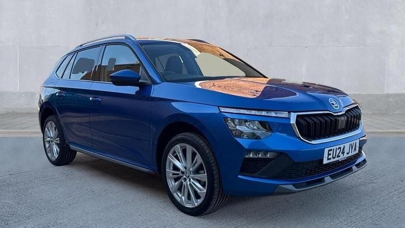 Race blue Used 2024 Skoda Kamiq SE L SUV | £20,395 (Fair price) - Image 1/4