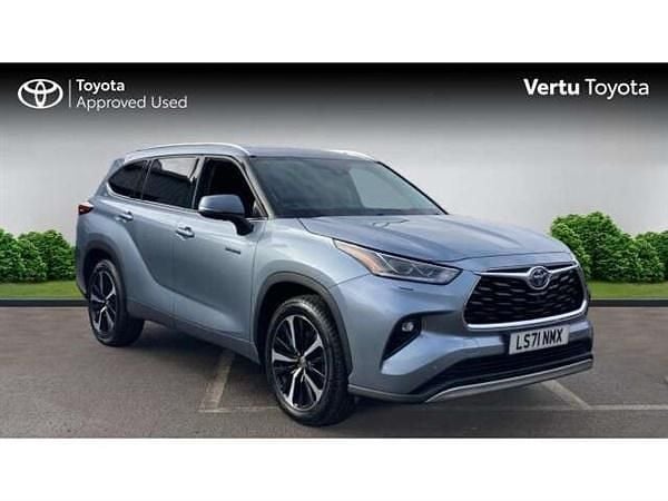 Silver Used 2021 Toyota Highlander Premium SUV | £30,391 - Image 1/4