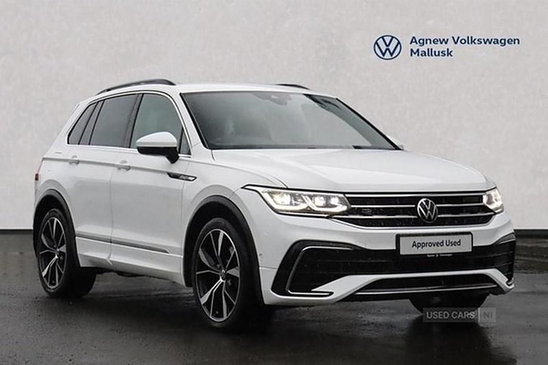 Used VW Tiguan R-line 190 HP (139 kW) 2022 White SUV
