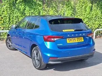Used Skoda Fabia Design Edition 116 HP (85 kW) 2025 Blue Hatchback