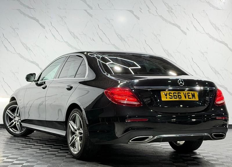 Used Mercedes E220 AMG line 2016 Black Sedan